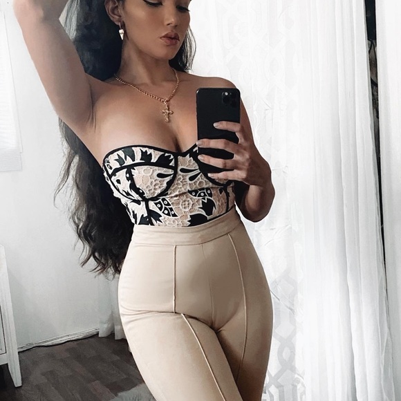 Endless Rose Floral Bustier Coset Top - Picture 4 of 4